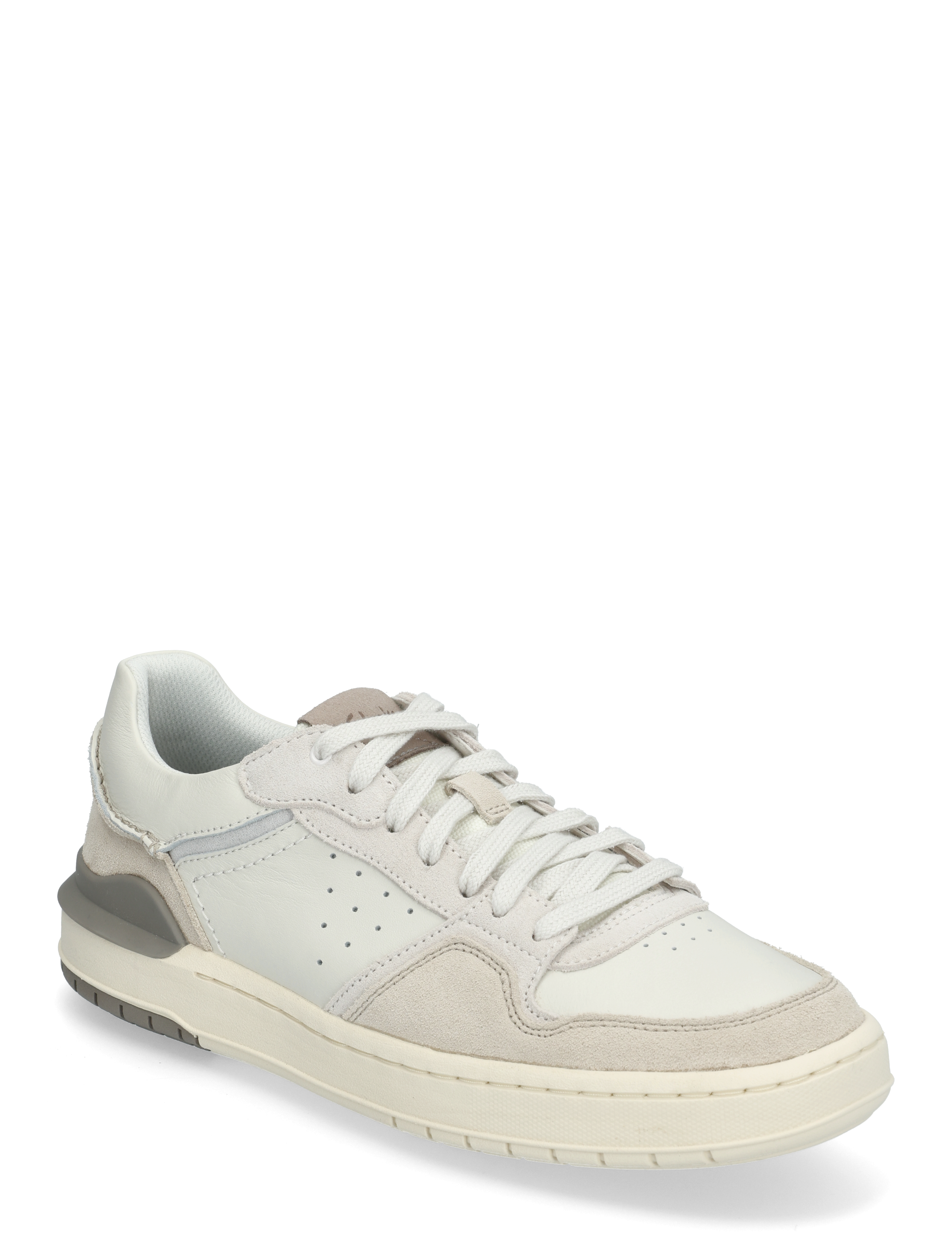 Clarks - Courtlite2 Lo G - niedriger schnitt - off white suede - 0