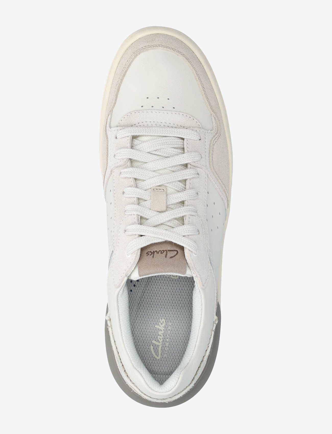 Clarks - Courtlite2 Lo G - off white suede - 3