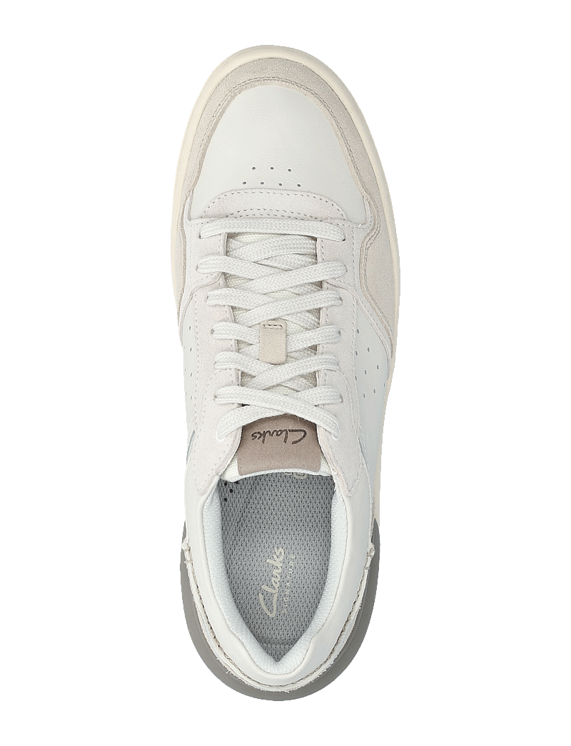 Clarks - Courtlite2 Lo G - niedriger schnitt - off white suede - 3