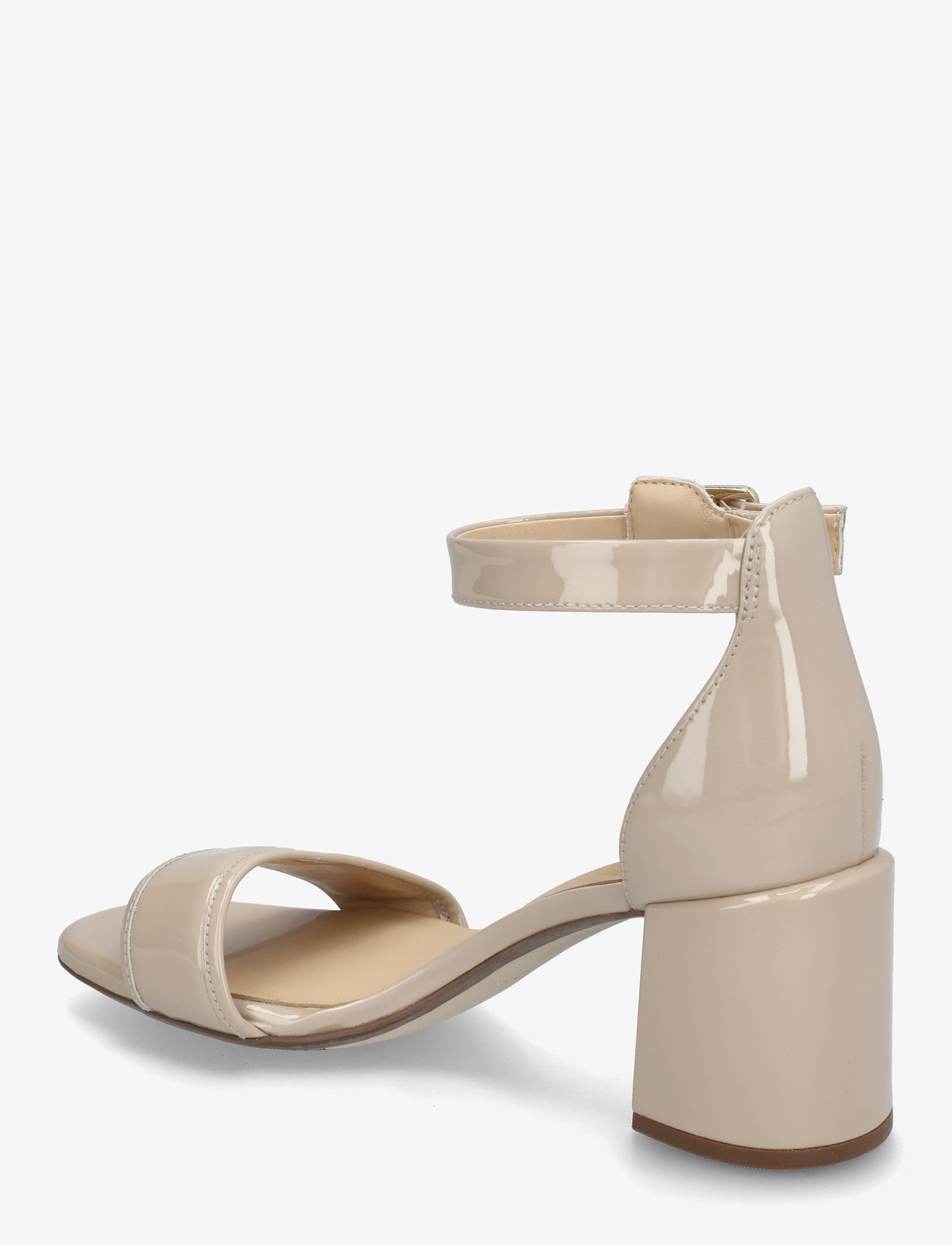 Clarks - Ezoria Mae D - sandaler med hæl - sand patent - 2