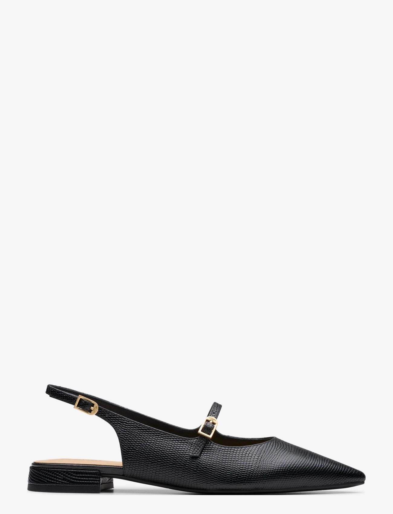 Clarks Sensa15 Shine D, 37, Slingbacks, Schwarz - Flat Frauen