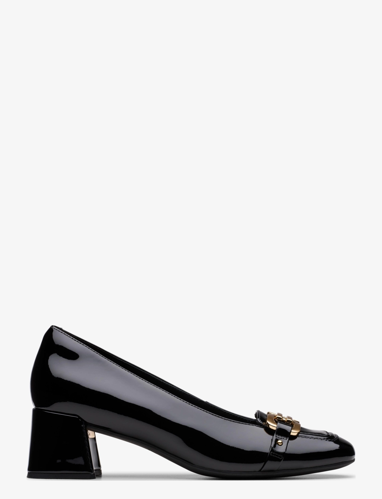 Clarks - Nyta45 Court D - black pat - 1