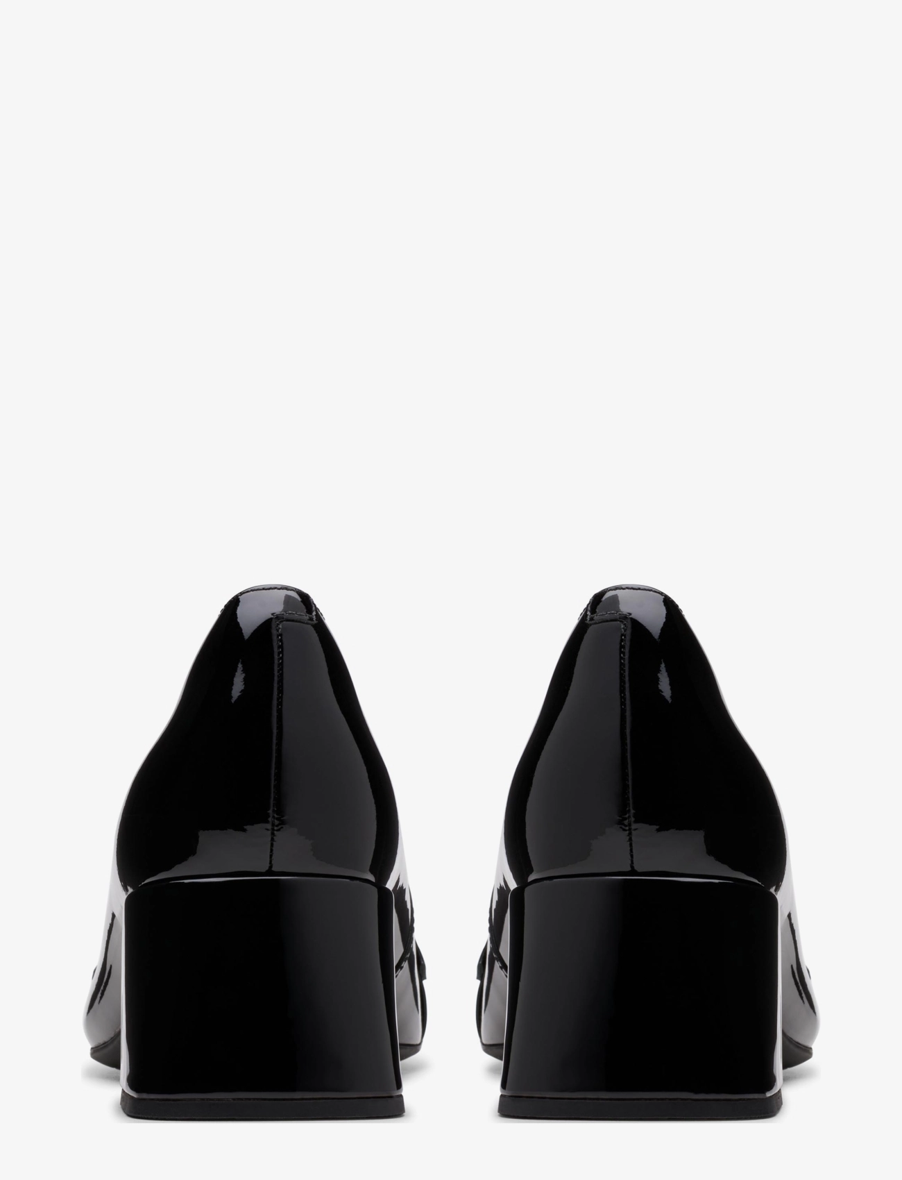 Clarks - Nyta45 Court D - black pat - 3