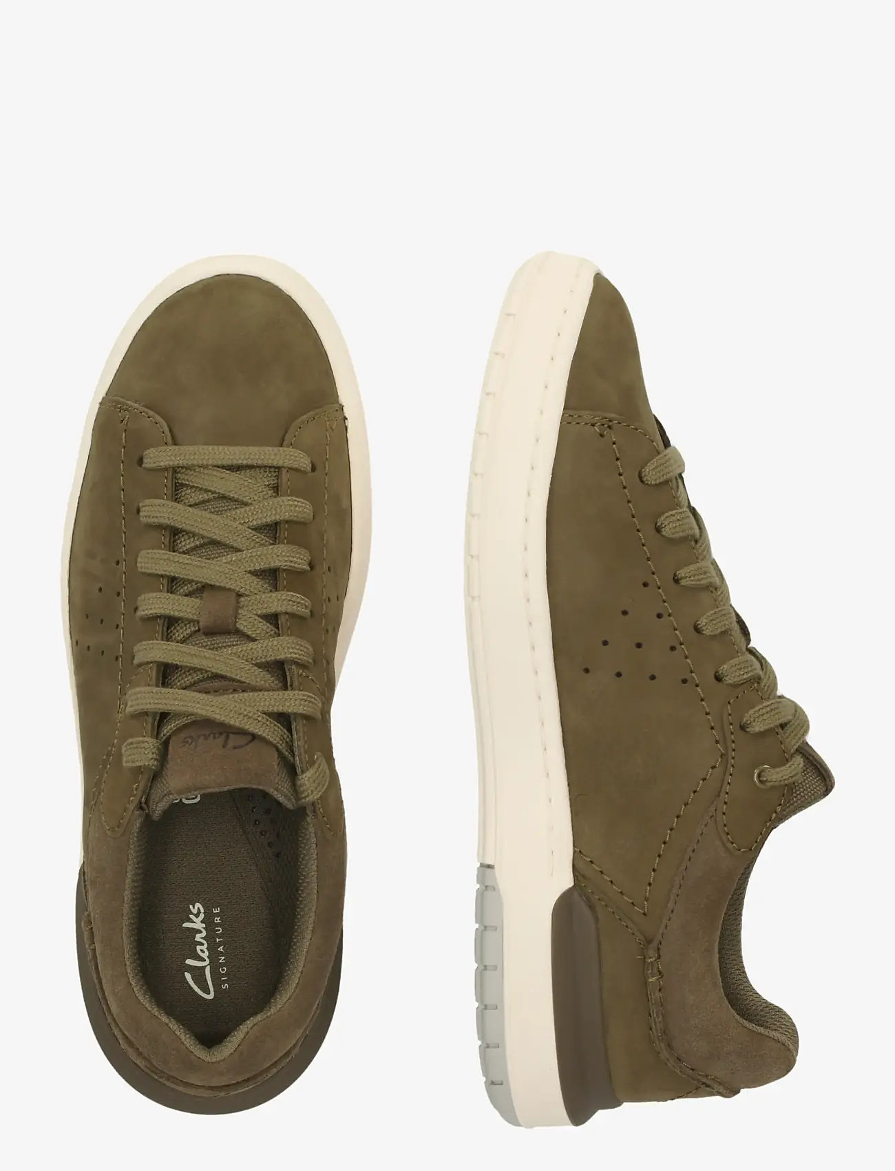 Clarks - Courtlite2 Run G - olive nubuck - 1