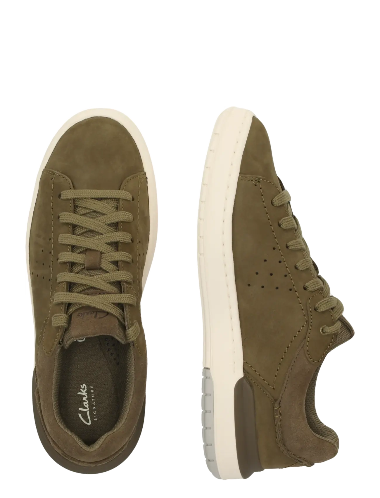 Clarks - Courtlite2 Run G - olive nubuck - 1