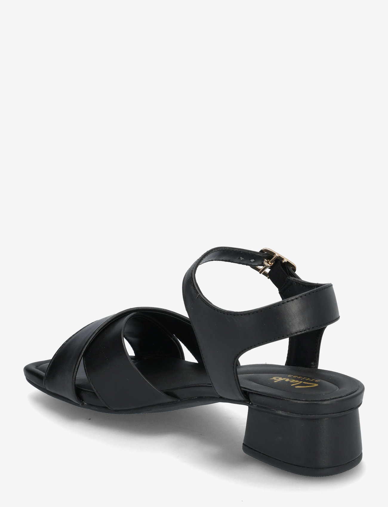 Clarks - Serina35 Cross D - aukštakulnės basutės - black - 2