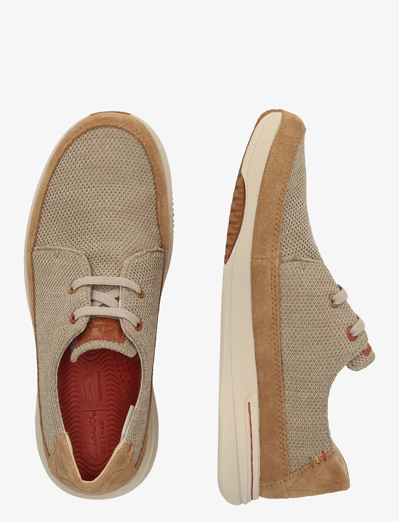 Clarks - Easeway Lace G - madala säärega tossud - sand combi - 1