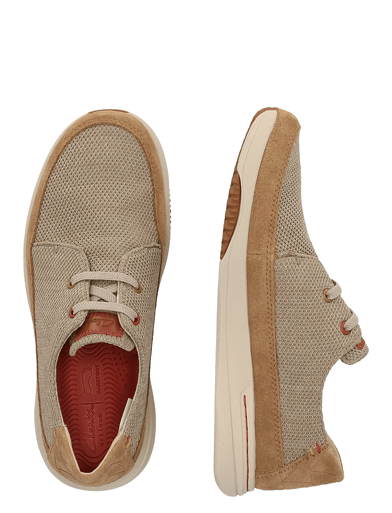 Clarks - Easeway Lace G - madala säärega tossud - sand combi - 1