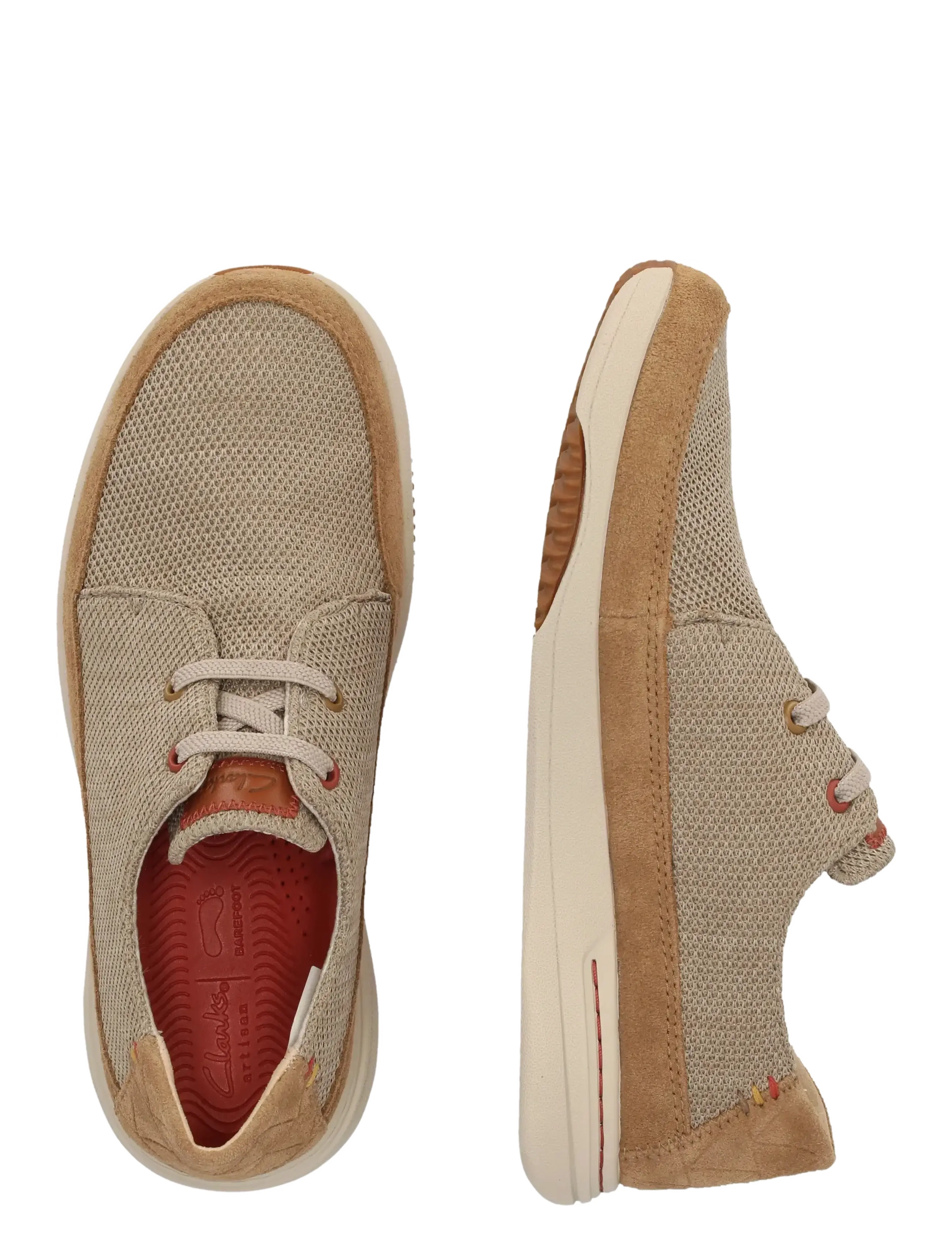 Clarks - Easeway Lace G - låga sneakers - sand combi - 1