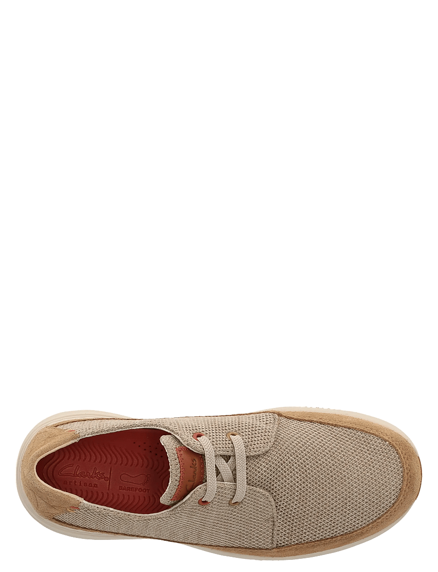 Clarks - Easeway Lace G - låga sneakers - sand combi - 4