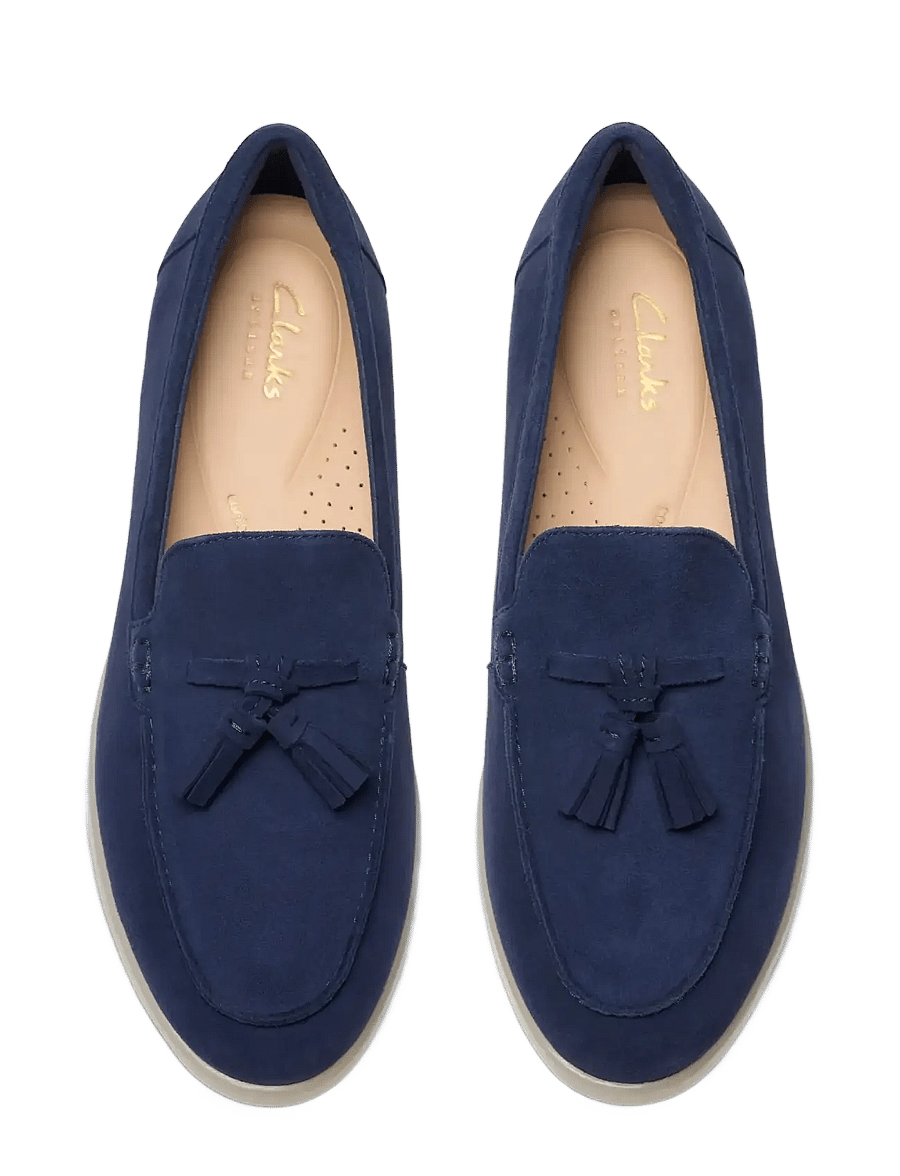 Clarks - Narini Edge D - moetrendid - navy suede - 3
