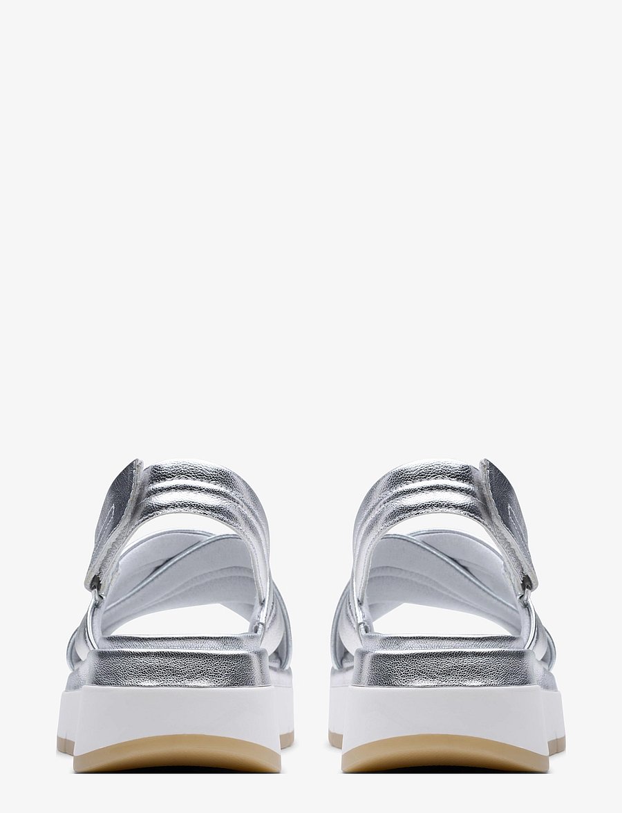 Clarks - Tuscan Cross D - silver leather - 2