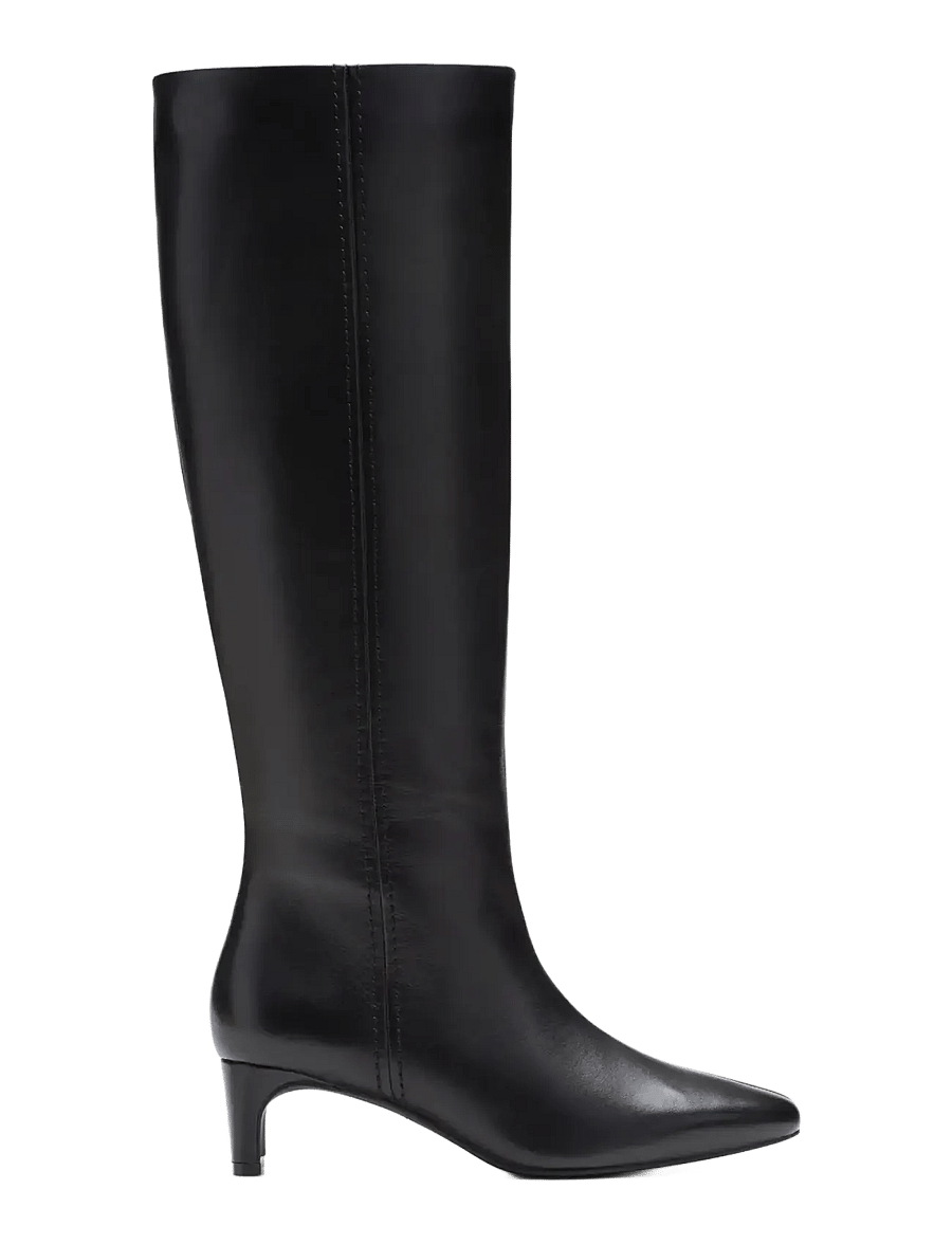 Clarks - Edina Tall D - kniehohe stiefel - black leather - 0