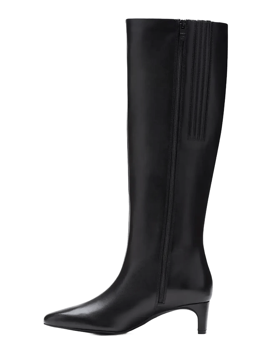 Clarks - Edina Tall D - kniehohe stiefel - black leather - 3