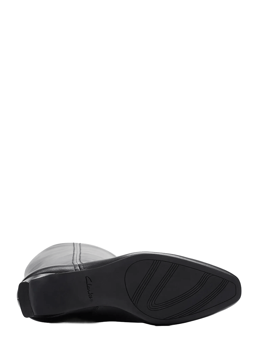 Clarks - Edina Tall D - kniehohe stiefel - black leather - 4