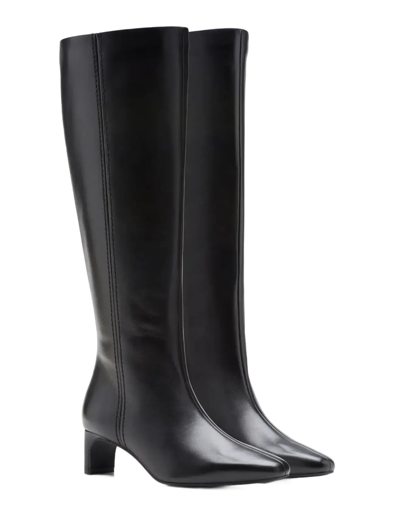 Clarks - Edina Tall D - kniehohe stiefel - black leather - 5