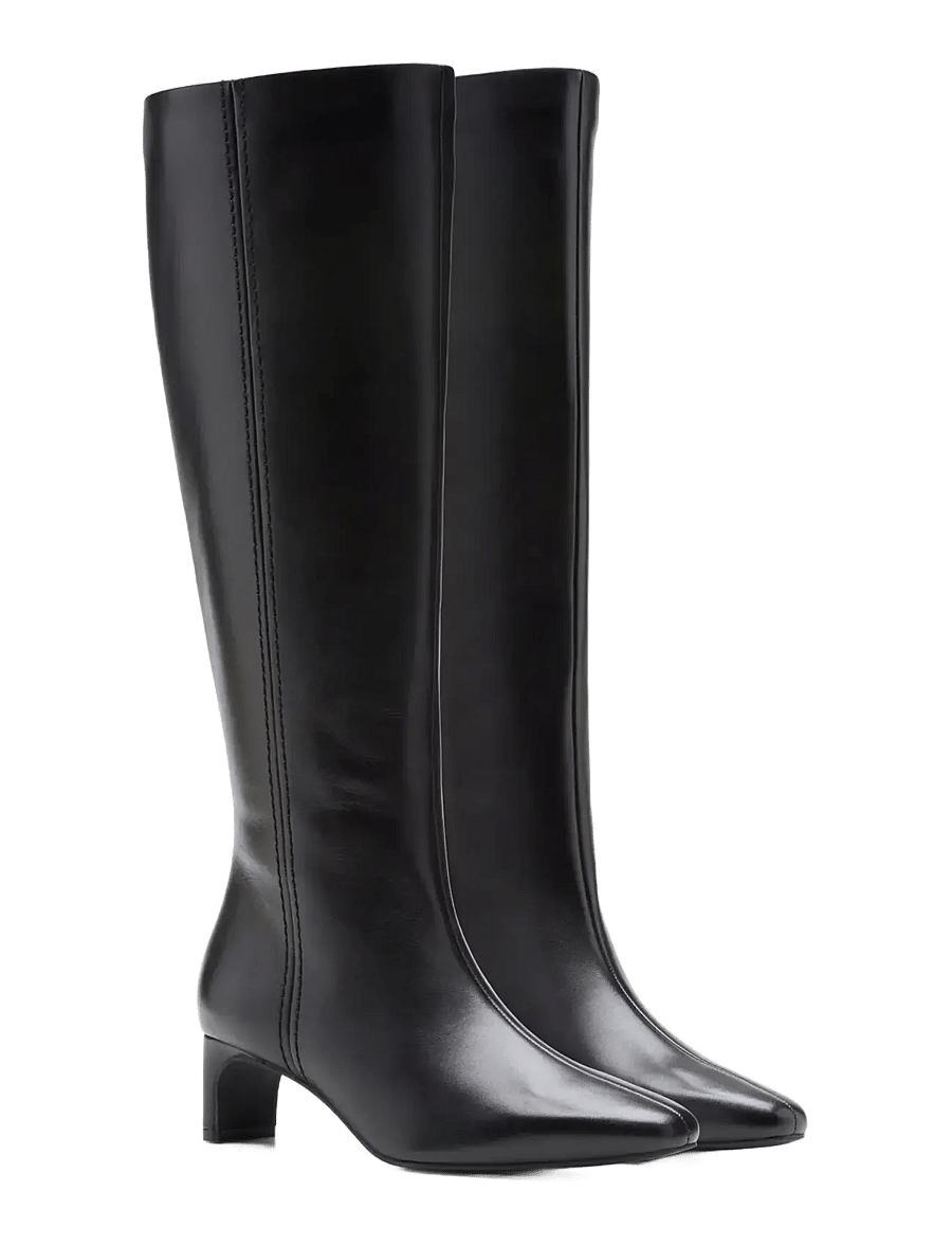 Clarks - Edina Tall D - kniehohe stiefel - black leather - 5