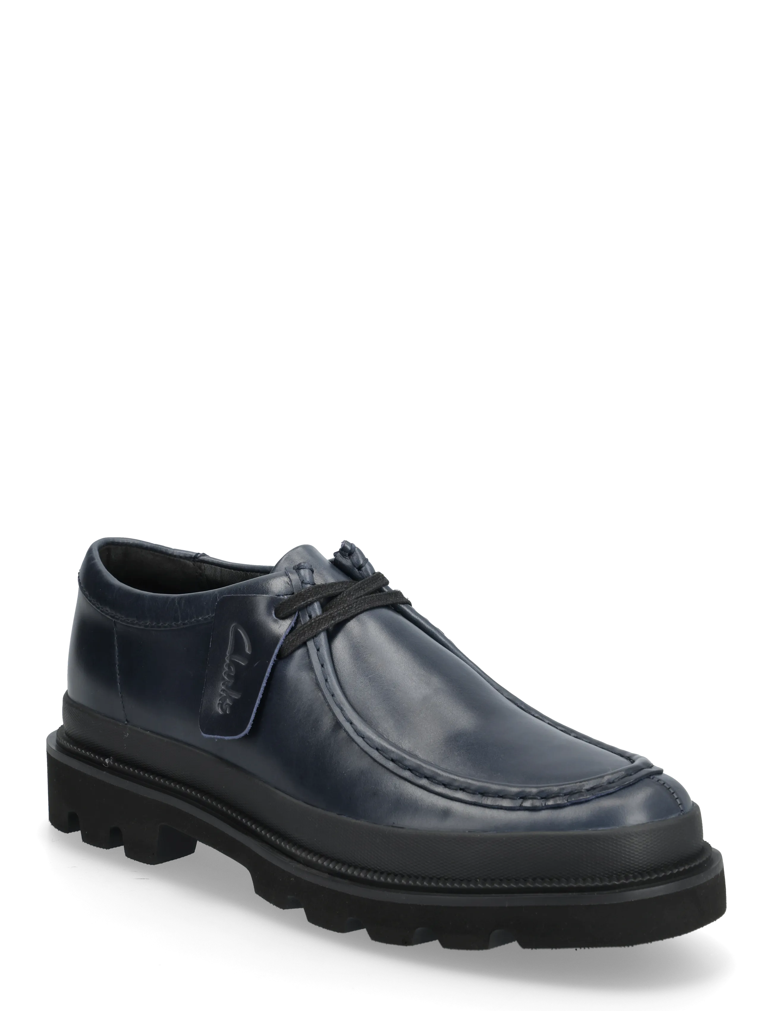 Clarks - Badell Seam G - navy leather - 0