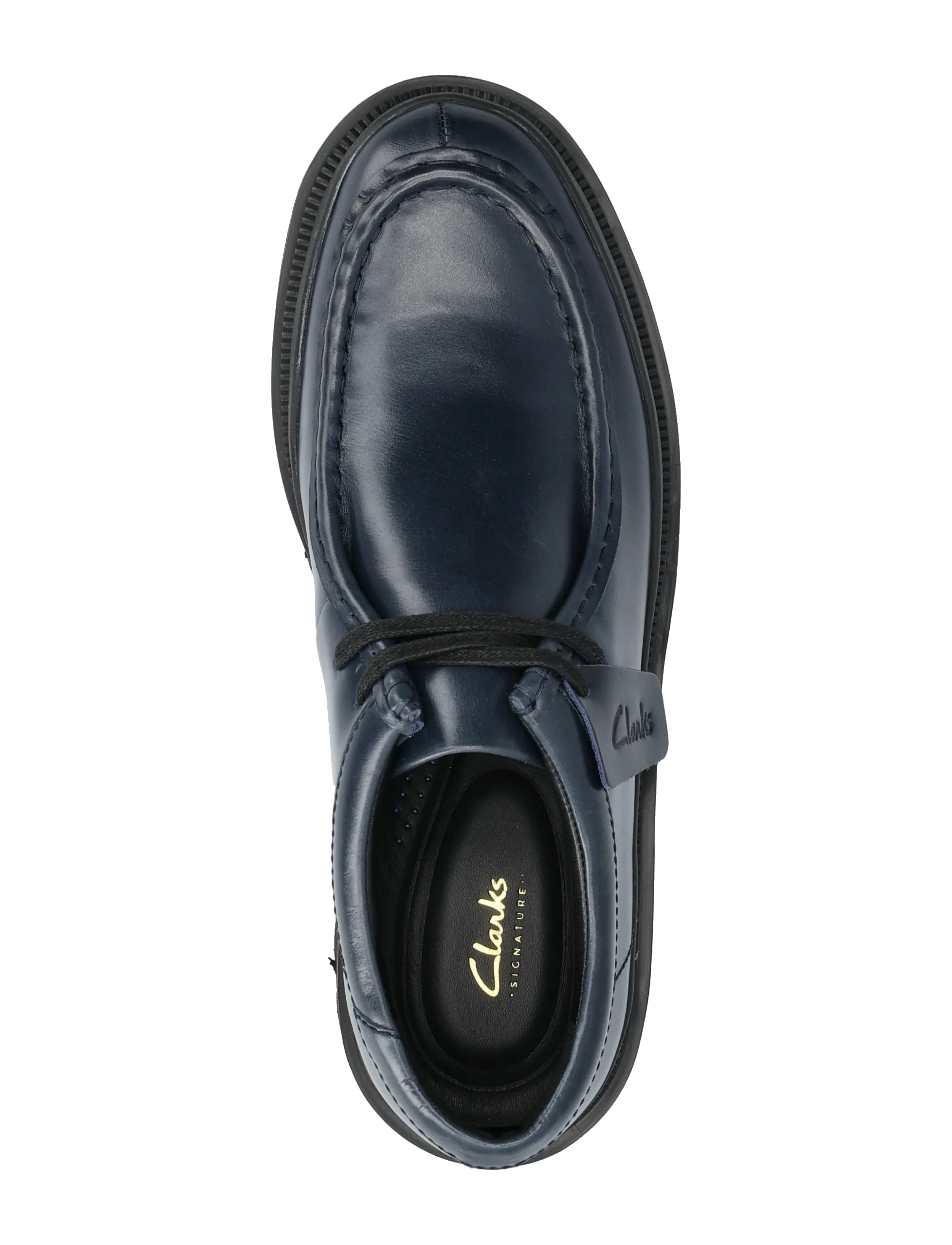 Clarks - Badell Seam G - shoppa efter tillfälle - navy leather - 3