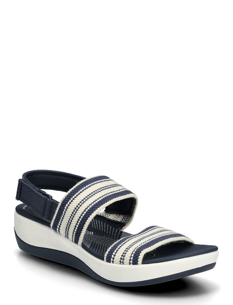 Clarks - Arla Stroll D - platta sandaler - navy multi - 0