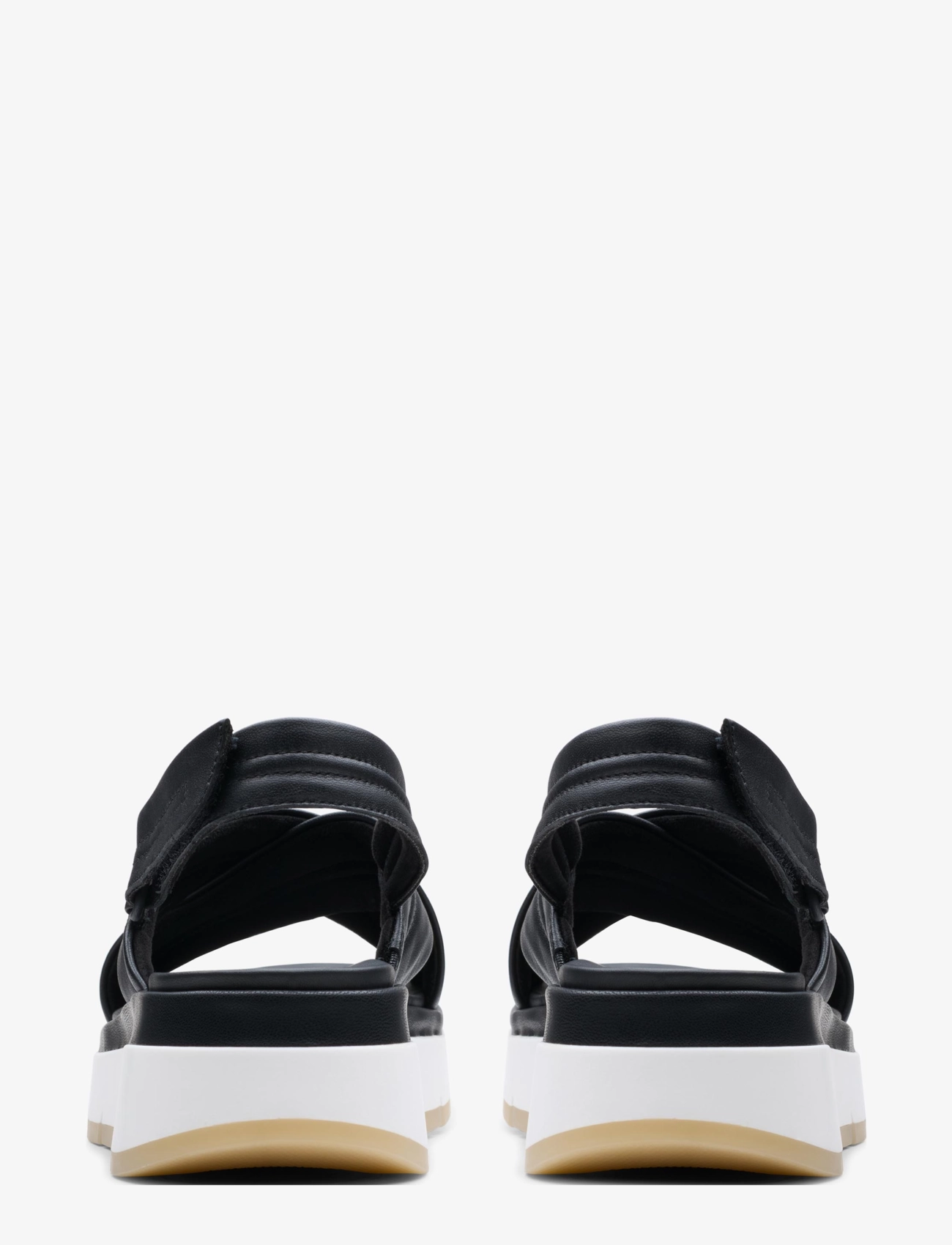 Clarks - Tuscan Cross D - plateau-sandalen - black leather - 1