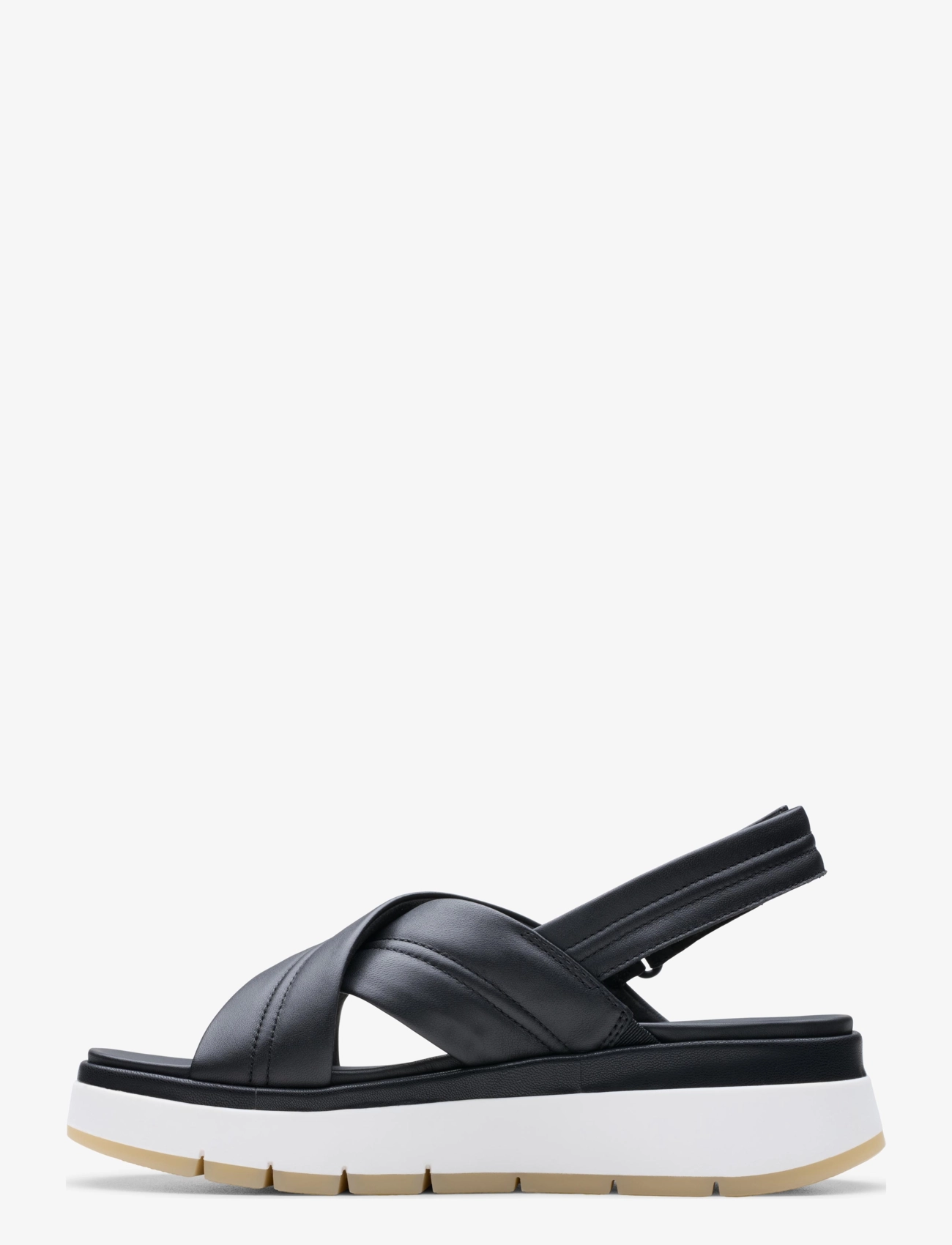 Clarks - Tuscan Cross D - plateau-sandalen - black leather - 2