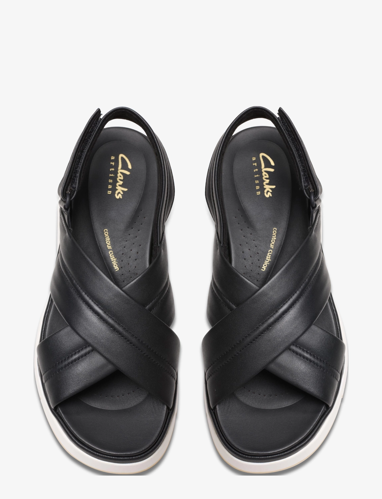 Clarks - Tuscan Cross D - plateau-sandalen - black leather - 4