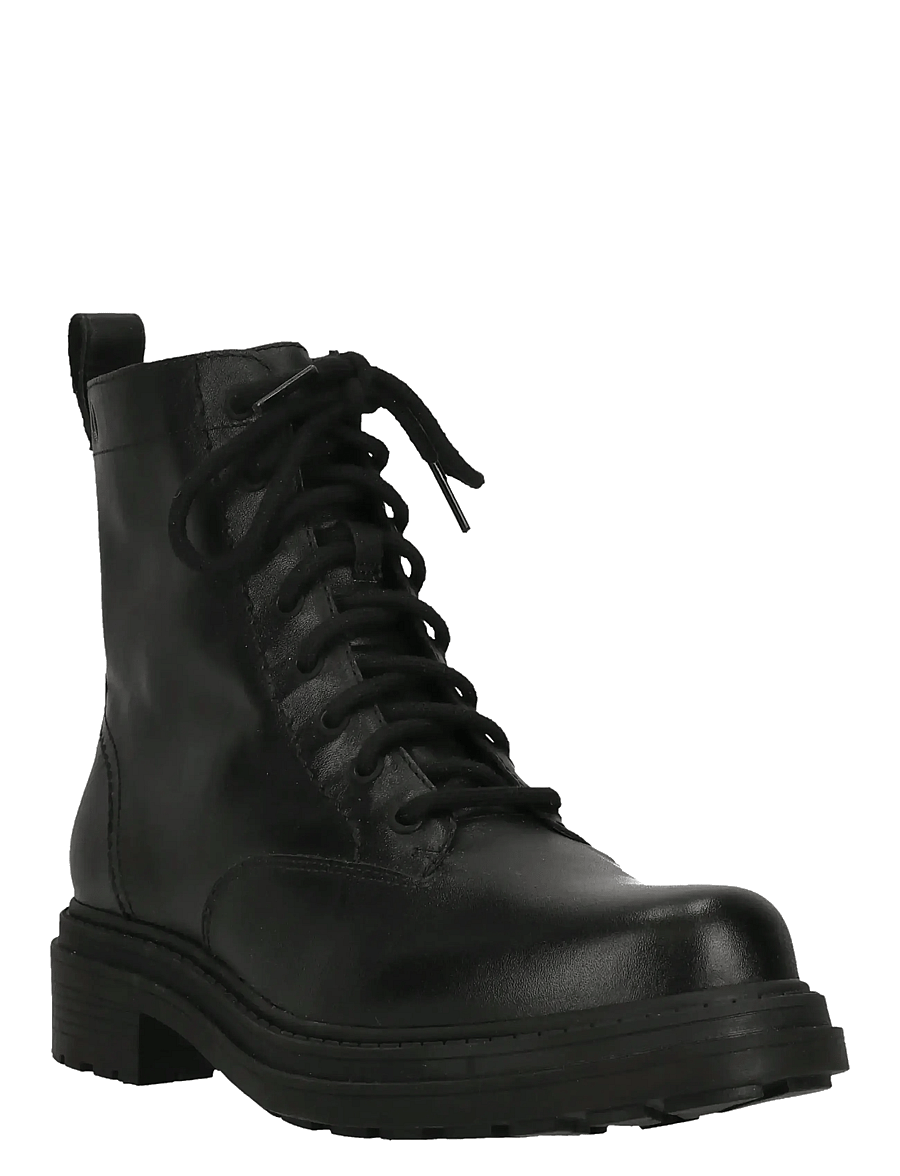Clarks - Orinoco3 Style D - lygiapadžiai aulinukai iki kulkšnių - black leather - 0