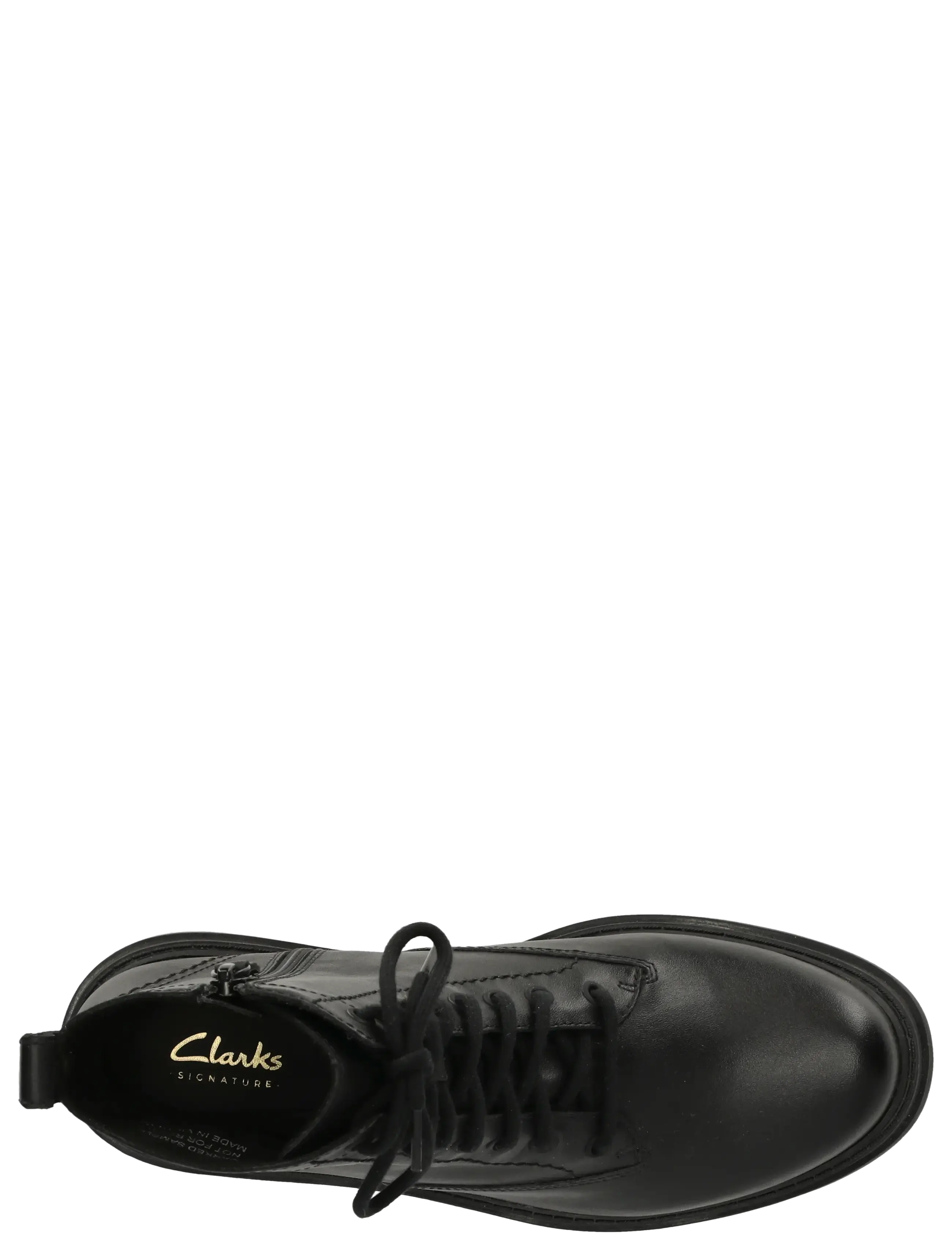 Clarks - Orinoco3 Style D - snørestøvler - black leather - 1