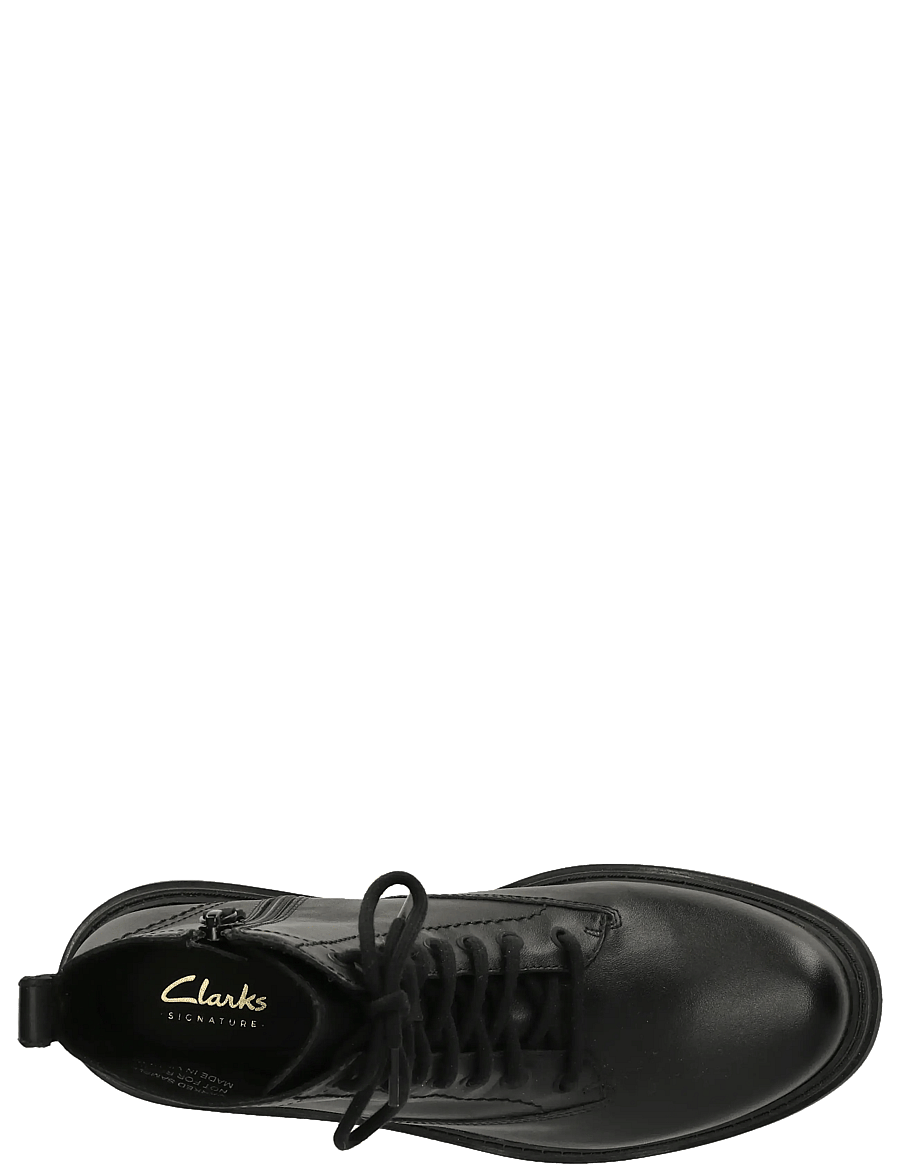 Clarks - Orinoco3 Style D - lygiapadžiai aulinukai iki kulkšnių - black leather - 1