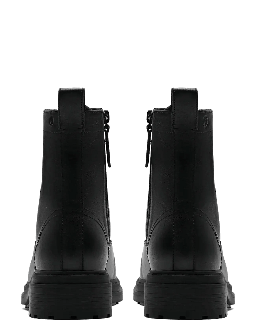 Clarks - Orinoco3 Style D - lygiapadžiai aulinukai iki kulkšnių - black leather - 5