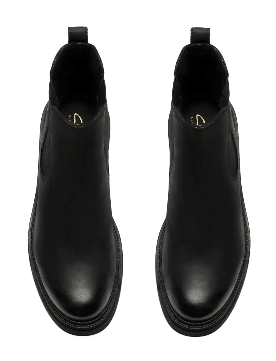 Clarks - Orinoco3 Top D - flache stiefeletten - black leather - 4