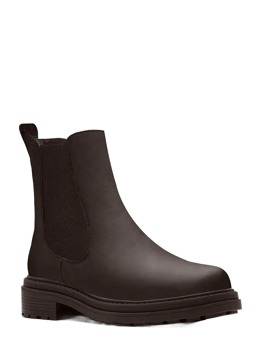 Clarks - Orinoco3 Top D - chelsea boots - dark brown lea - 2