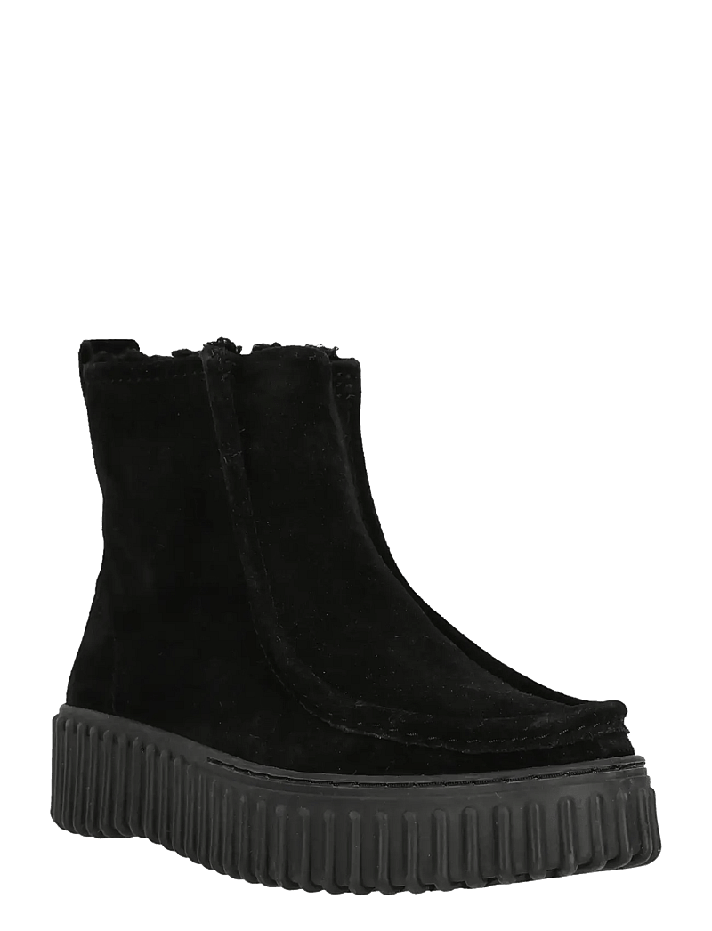 Clarks - Torhill Cozy D - flache stiefeletten - black sde - 1