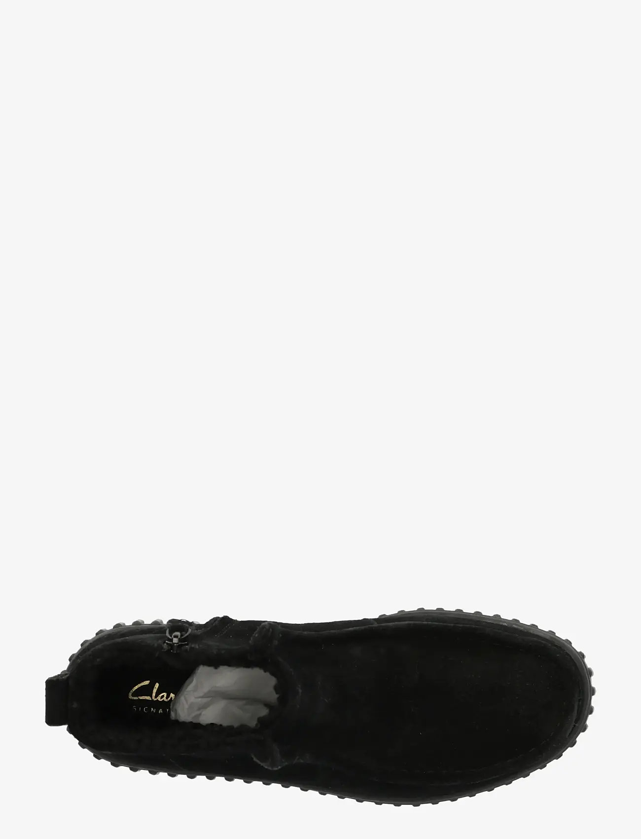 Clarks - Torhill Cozy D - flade ankelstøvler - black sde - 4