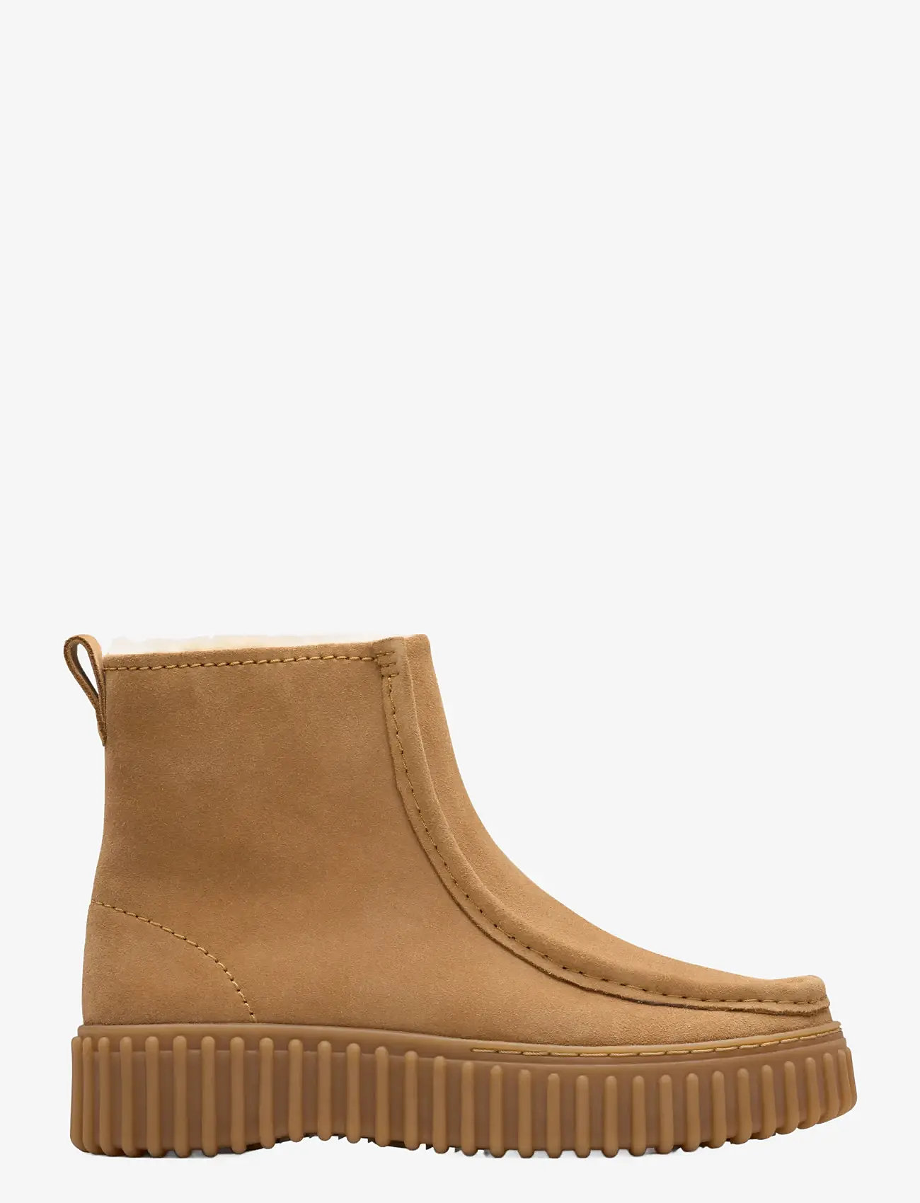 Clarks - Torhill Cozy D - madalad poolsaapad - light tan lea - 0