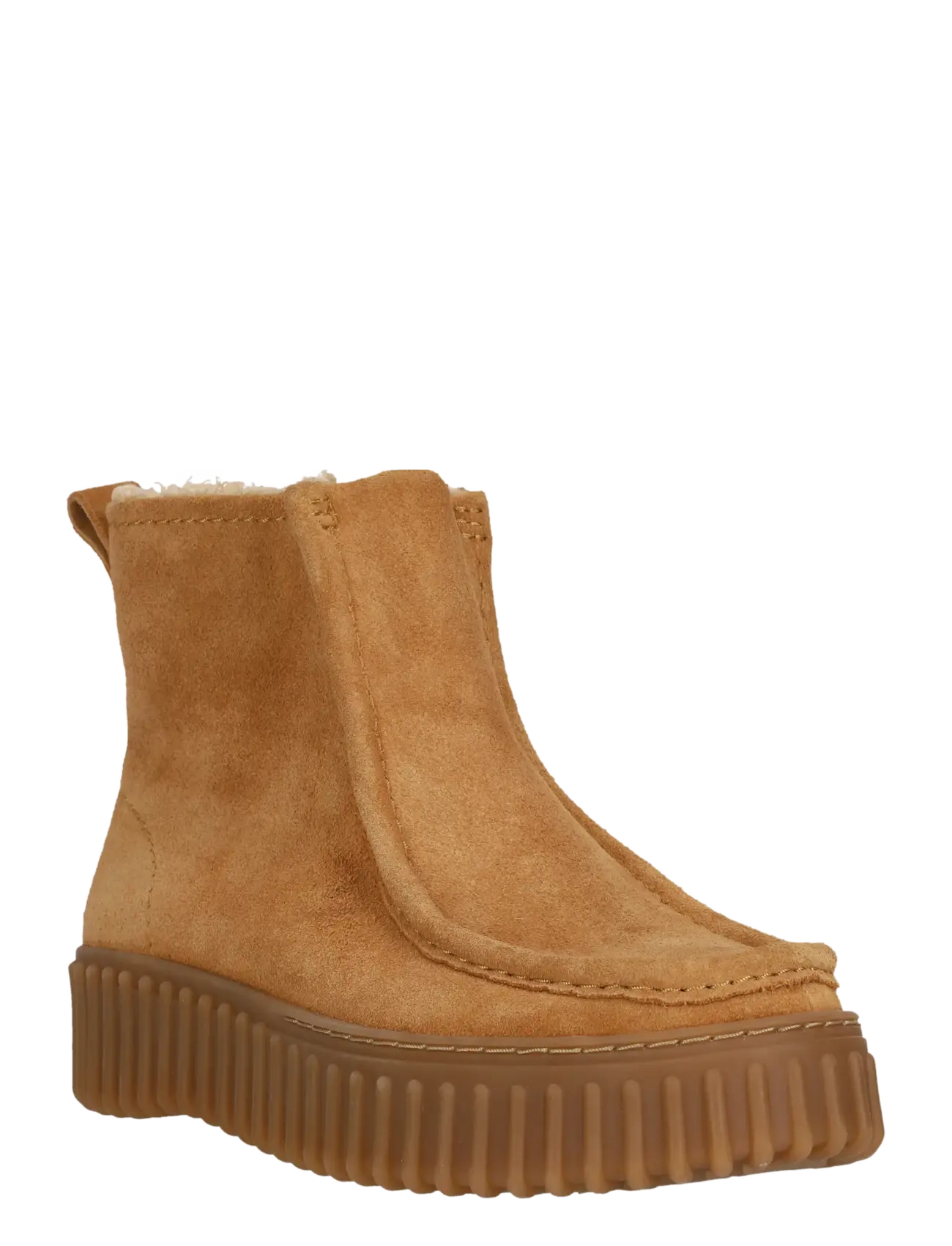 Clarks - Torhill Cozy D - flache stiefeletten - light tan lea - 1