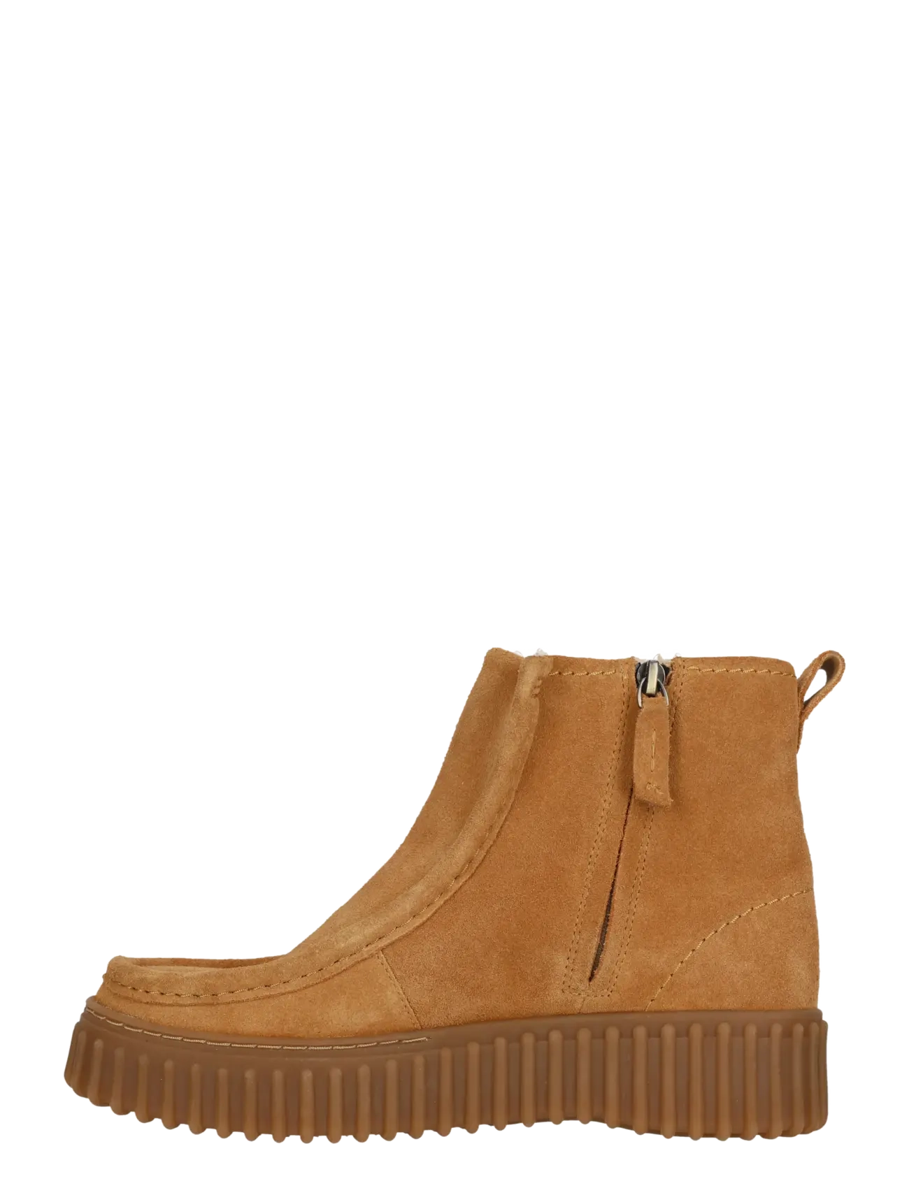 Clarks - Torhill Cozy D - flache stiefeletten - light tan lea - 3