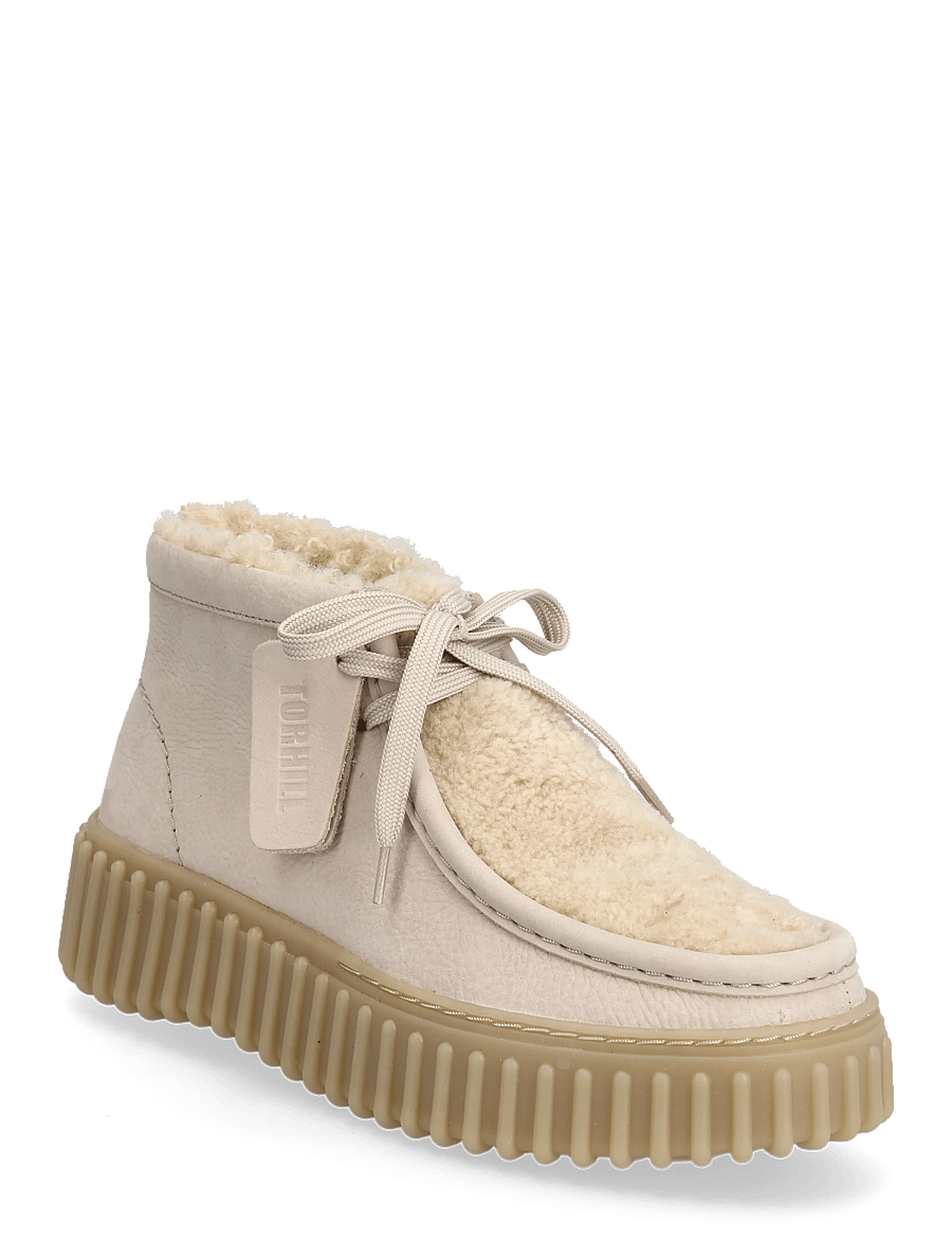 Clarks - Torhill Moss D - flade ankelstøvler - sand leather - 0