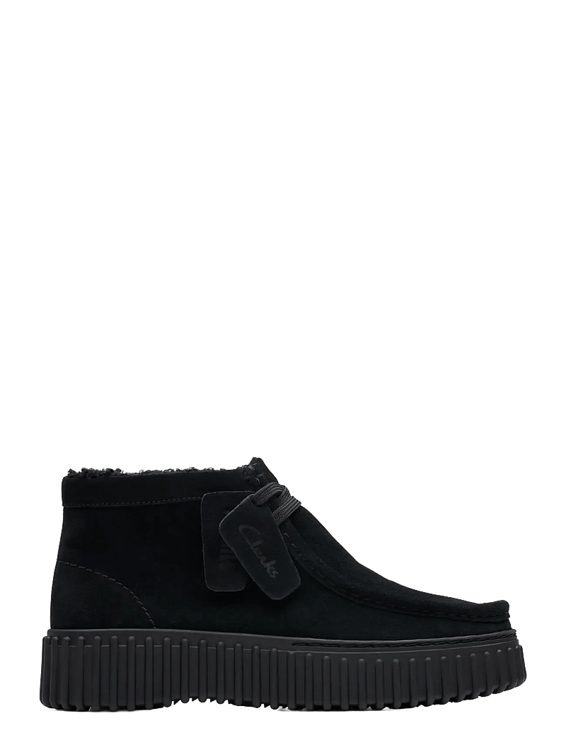 Clarks - Torhill Moss D w/Lining - snørestøvler - black sde - 0