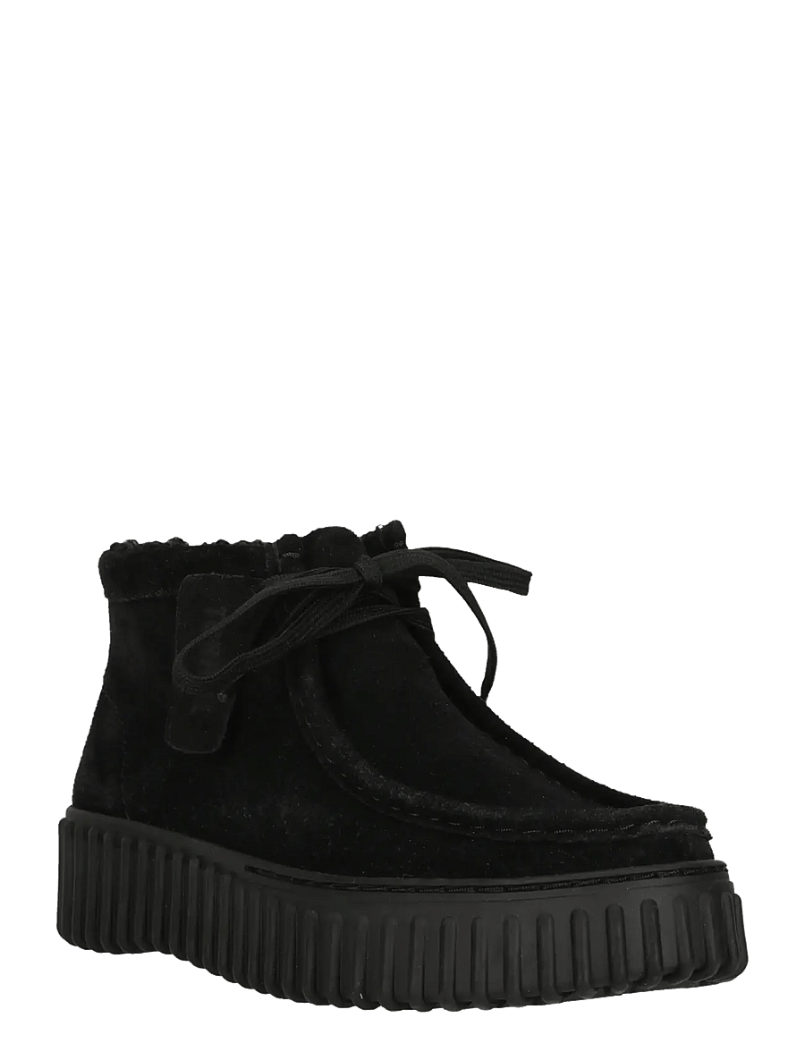 Clarks - Torhill Moss D w/Lining - snørestøvler - black sde - 1