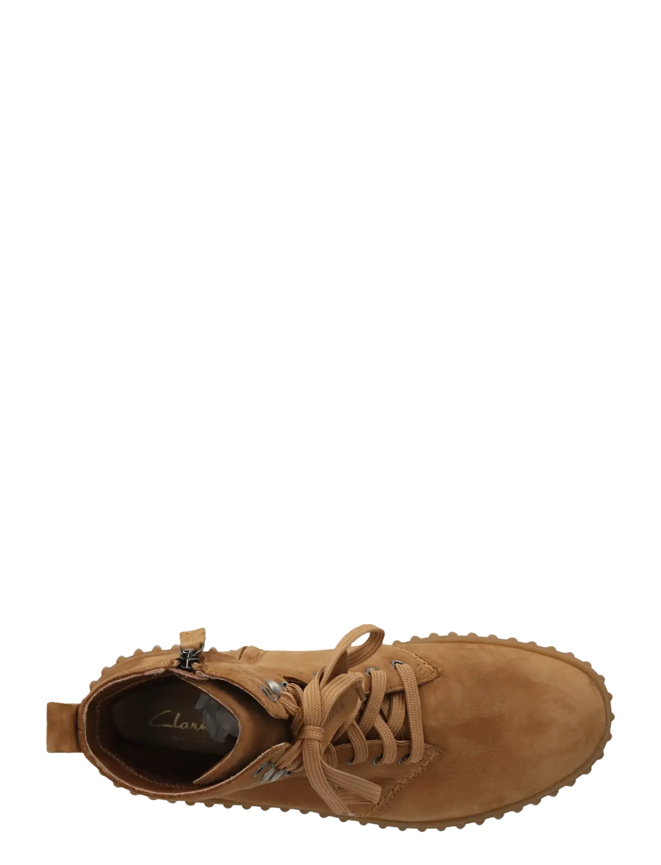 Clarks - Torhill Style D - platta ankelboots - light tan nubuck - 4