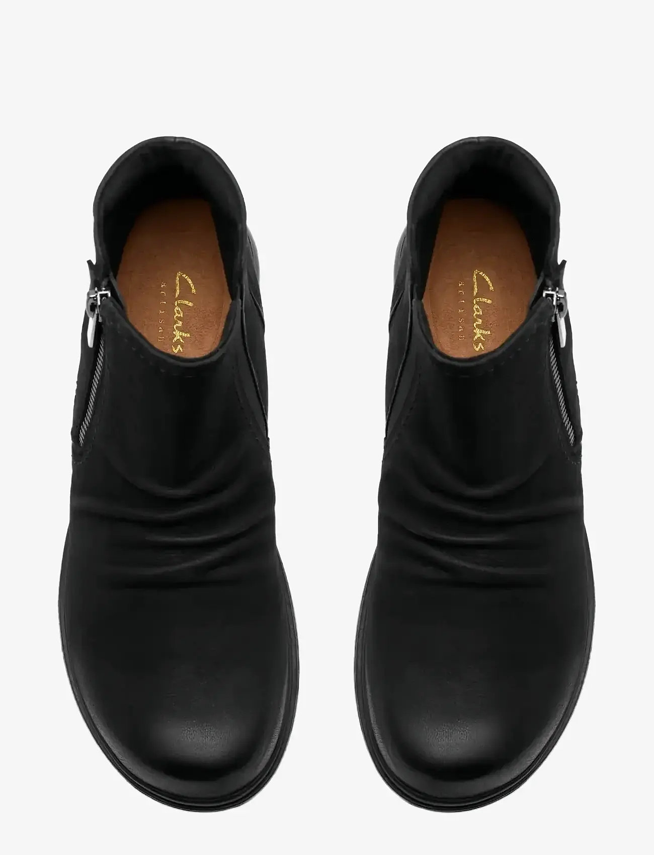 Clarks - Certina Ruby D - flat ankle boots - black leather - 2