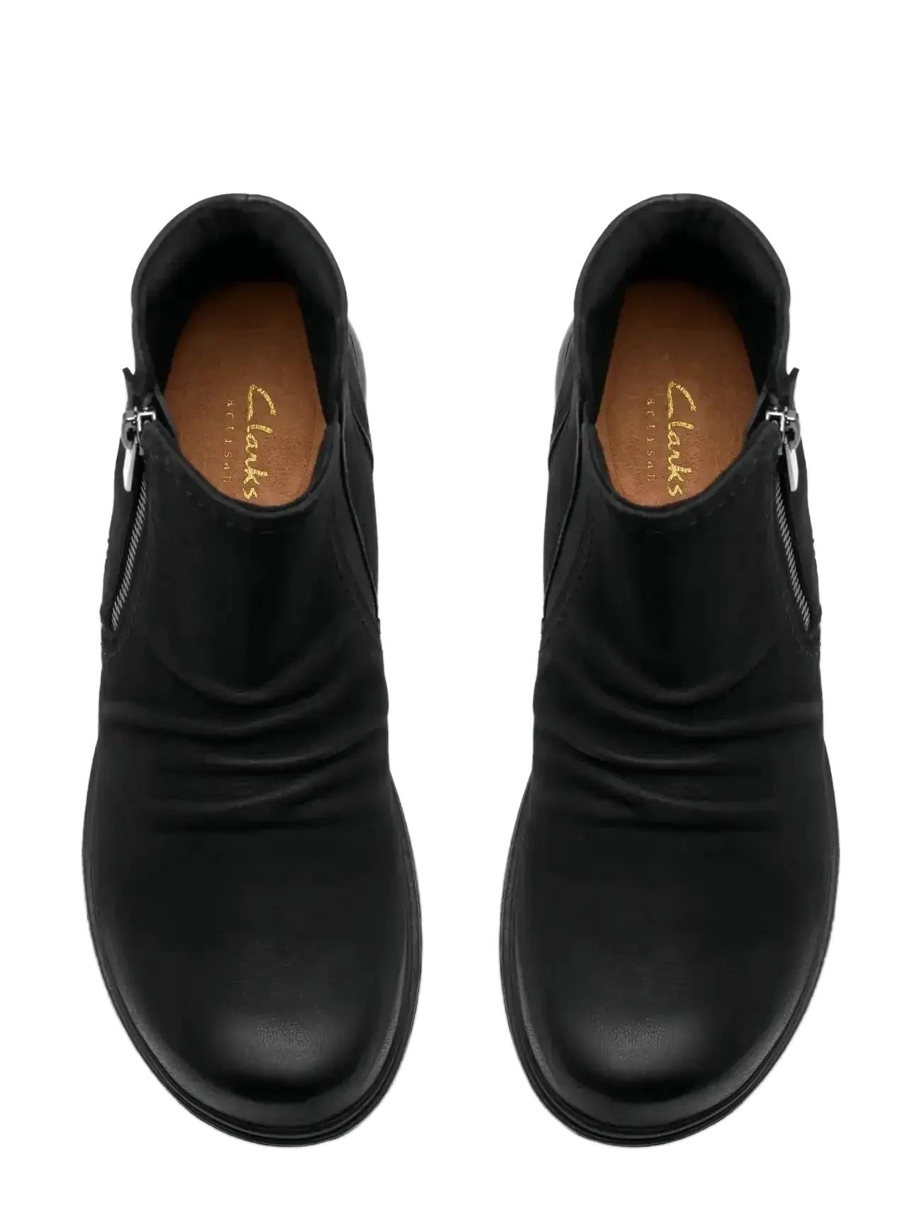 Clarks - Certina Ruby D - flat ankle boots - black leather - 2