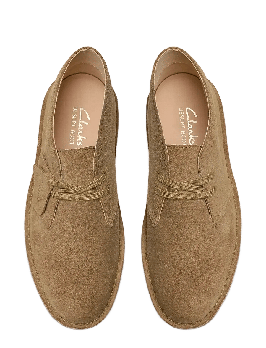 Clarks - Desert Bt Evo. D - kängor - dark sand suede - 5