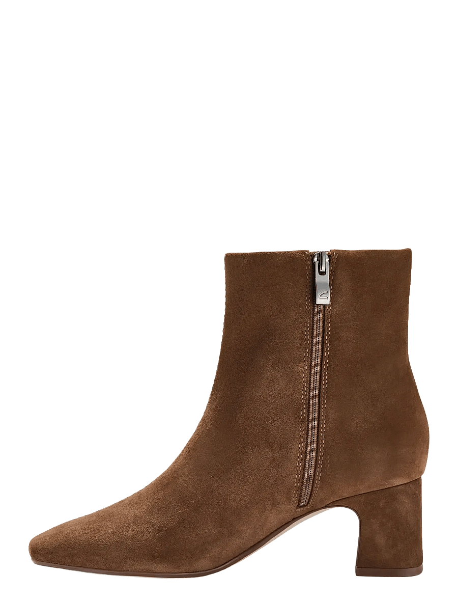 Clarks - Fernie Zip D - walnut suede - 1