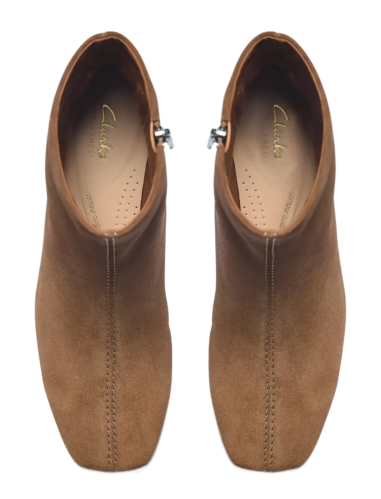 Clarks - Fernie Zip D - walnut suede - 3