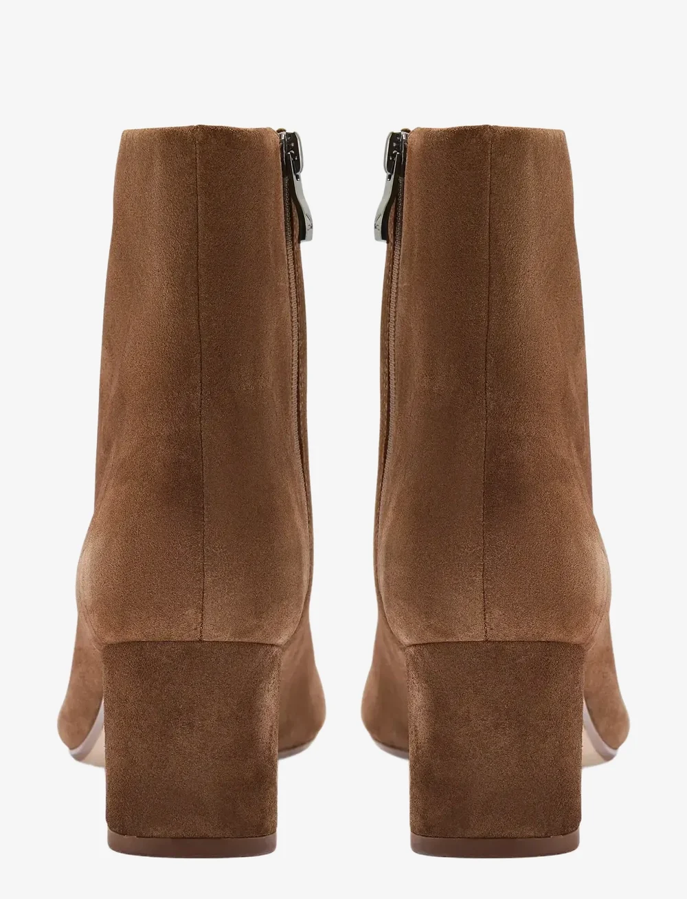 Clarks - Fernie Zip D - stövletter - walnut suede - 4