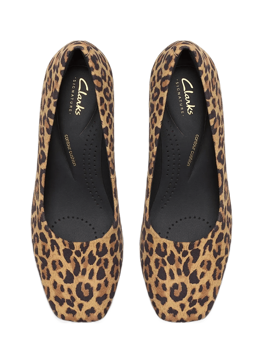 Clarks - Fernie Court D - pumps - leopard - 4