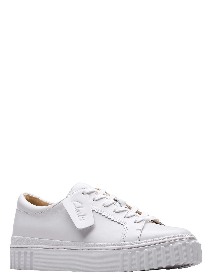 Clarks - Mayhill Walk D - konfirmationstøj - white leather - 0